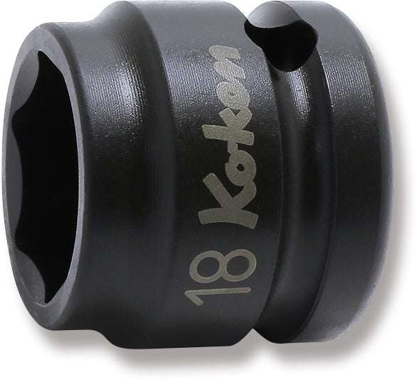 Ko-ken 14401MS-19 1/2 Sq. Dr. Socket  19mm 6 point Length 28mm Thin walled