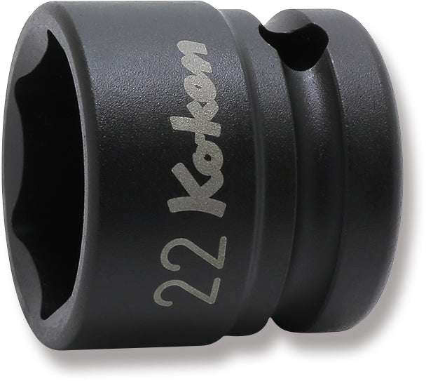 Ko-ken 14401MS-24 1/2 Sq. Dr. Socket  24mm 6 point Length 28.5mm Thin walled Main image