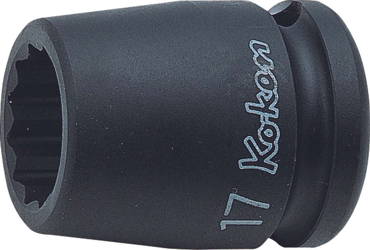 Ko-ken 14405M-22 1/2 Sq. Dr. Socket  22mm 12 point Length 38mm