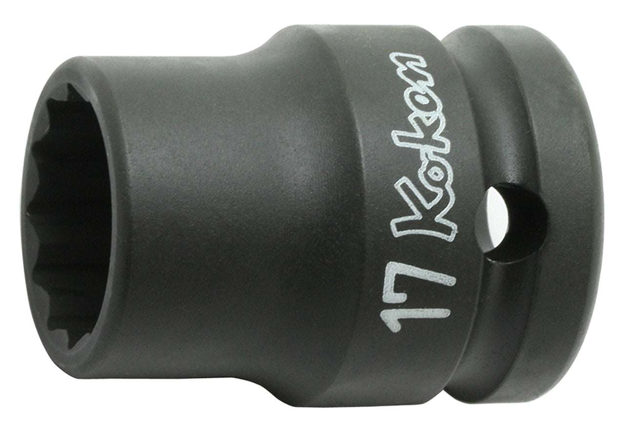 Ko-ken 14406A-5/16 1/2 Sq. Dr. Socket  5/16 12 point Length 38mm Thin walled