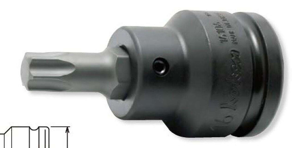 Ko-ken 16106.16-T60 3/4 Sq. Dr. TORXÂ® T60 Bit Socket Length 76mm