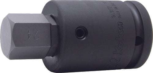 Ko-ken 16107.22-22 3/4 Sq. Dr. Bit Socket  22mm Hex Length 88mm
