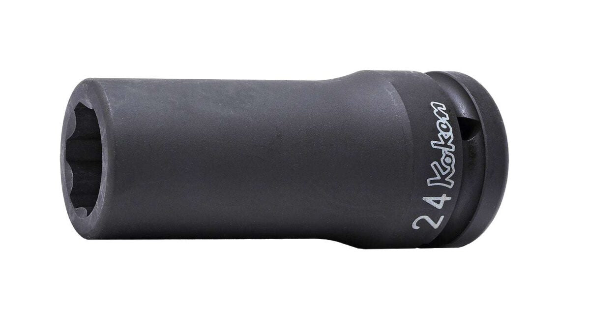Ko-ken 16310M-19 3/4 Sq. Dr. Socket  19mm Surface Drive Length 100mm