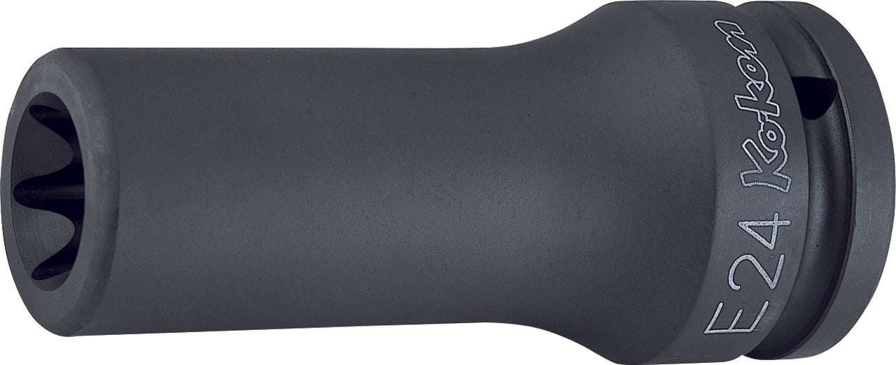 Ko-ken 16325-E22 3/4 Sq. Dr. Impact Deep TORXÂ® E22 Socket - Length 100mm