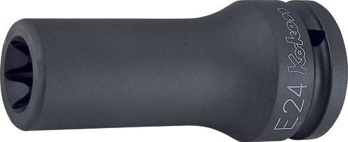 Ko-ken 16325-E24 3/4 Sq. Dr. Impact Deep TORXÂ® E24 Socket - Length 100mm
