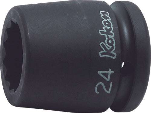 Ko-ken 16405M-19 3/4 Sq. Dr. Socket  19mm 12 point Length 50mm Main image