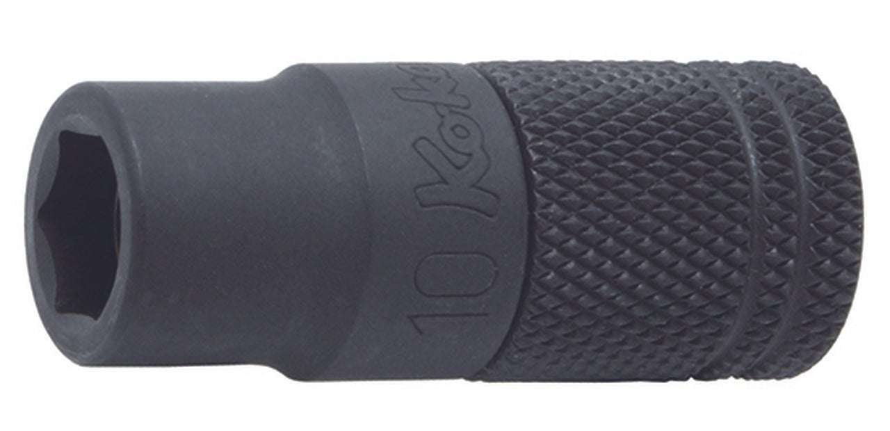 Ko-ken 165LM.45-14 1/4 Hex Dr. Slide Socket  14mm 6 point Length 45mm Ring Magnet