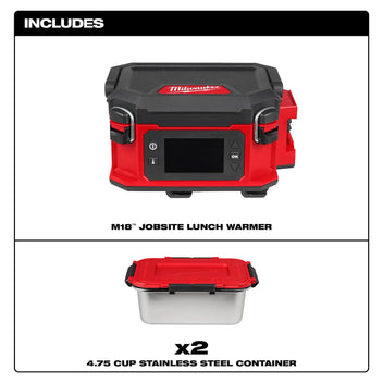 Milwaukee Tool M18 JOBSITE LUNCH WARMER