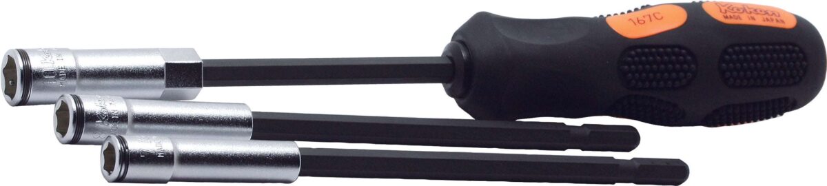 Ko-ken 167C-10(2B) Socket Driver  10mm Nut Grip Length 235mm Main image