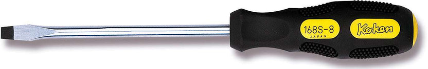 Ko-ken 168S-8 Screwdriver Slotted 8mm  Length 270mm Main image
