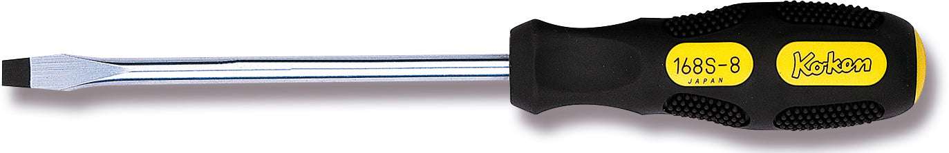 Ko-ken 168S-6(200) Screwdriver Slotted 6mm  Length 310mm