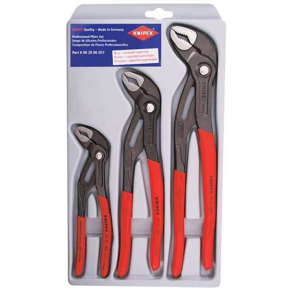 Knipex 3pc Cobra Plier Set Main image
