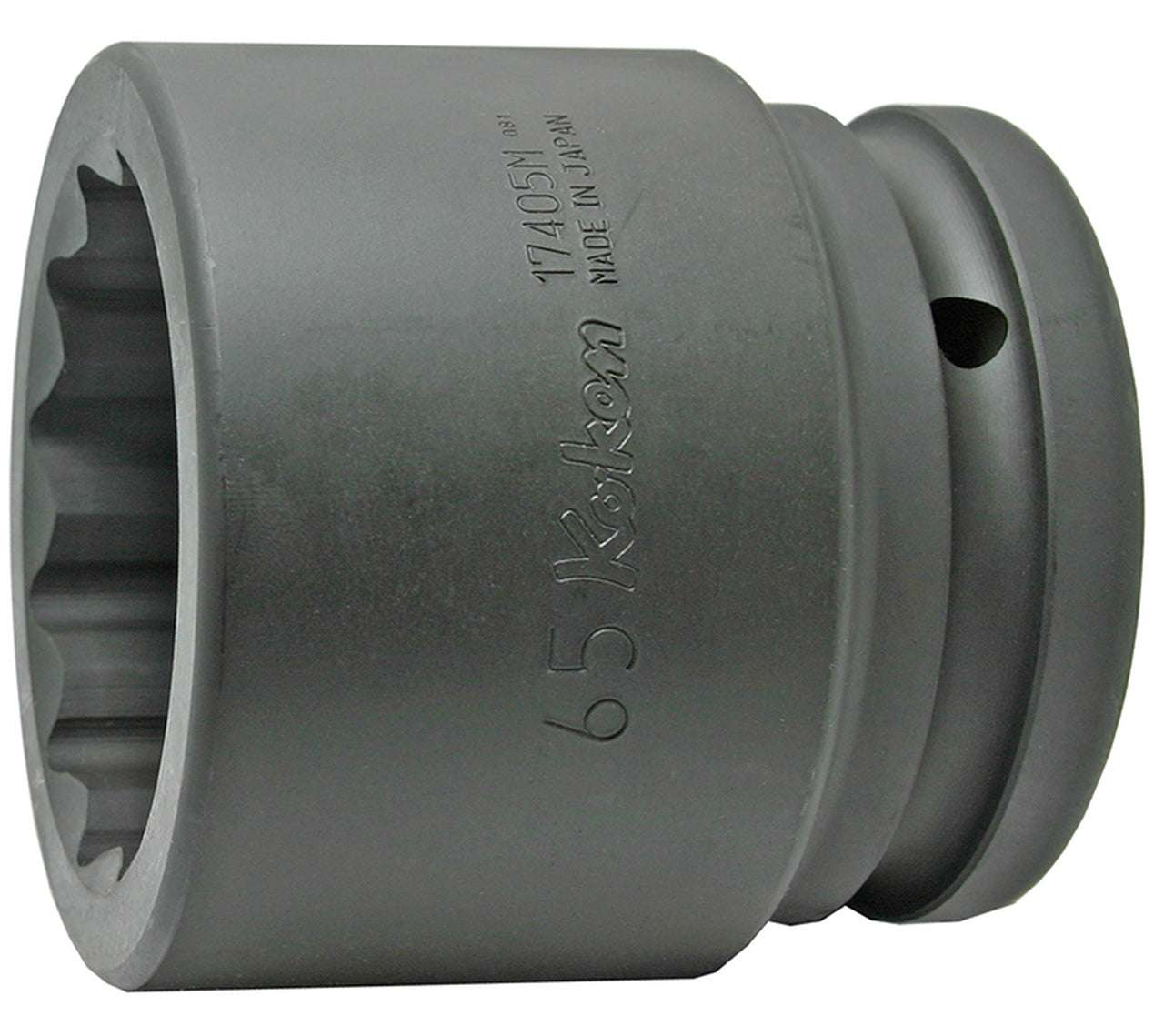 Ko-ken 17405M-85 1.1/2 Sq. Dr. Socket  85mm 12 point Length 110mm