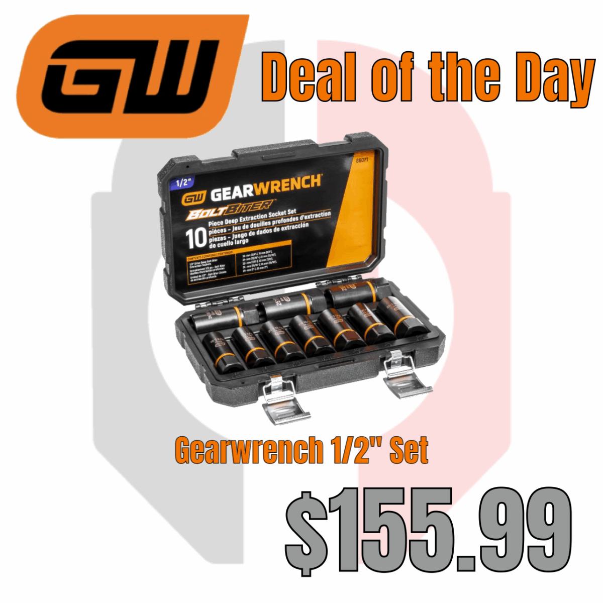 GearWrench 10 Piece Bolt Biter
