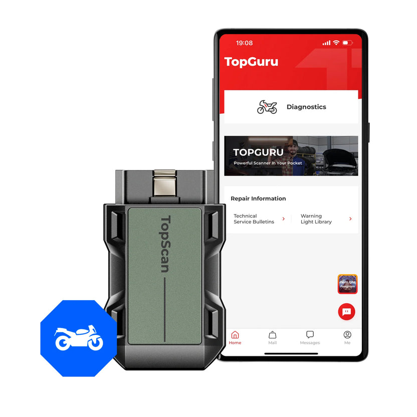 TOPDON TopScan Moto (MotorCycle Scan Tool) Main image