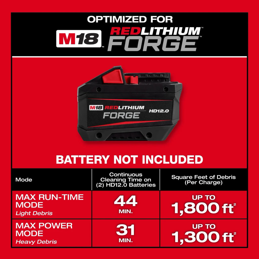 Milwaukee Tool M18 FUEL NEXUS 6 Gallon Wet/Dry Vacuum w/ PACKOUT Compatibility w/ FREE Batt