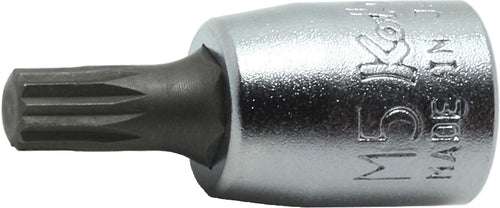 Ko-ken 2020.28-M8 1/4 Sq. Dr. Bit Socket XZN M8  Length 28mm