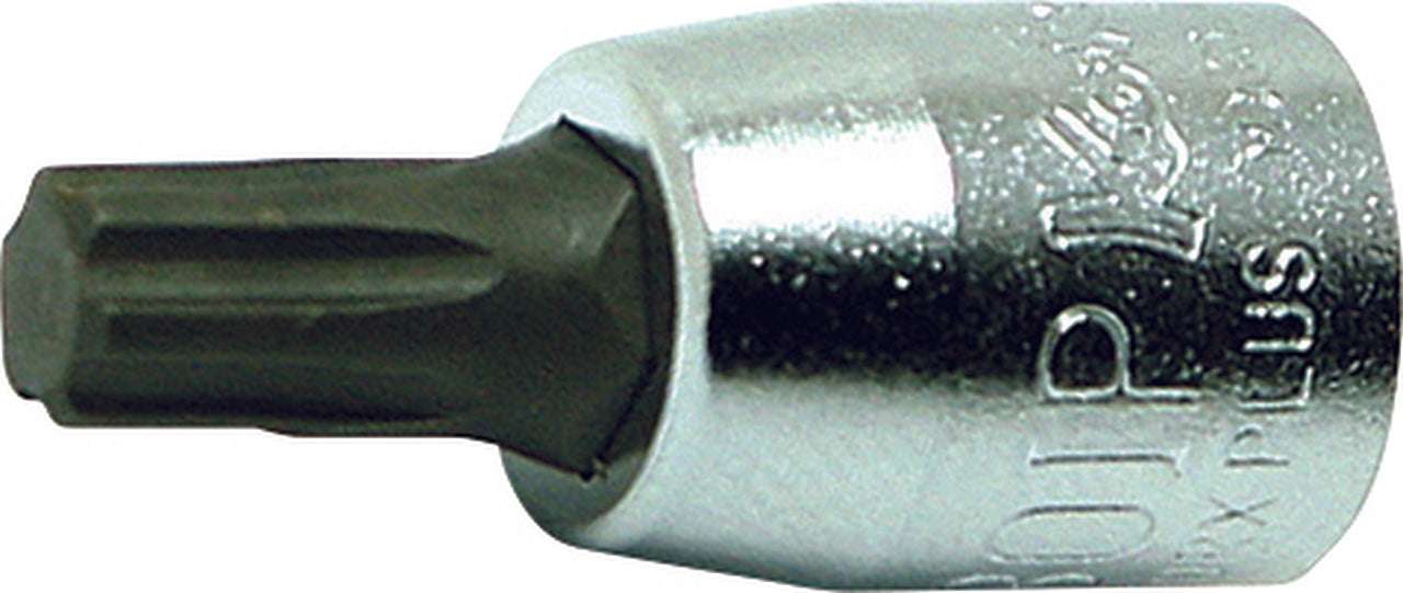 Ko-ken 2025.28-10IPR 1/4 Sq. Dr. Tamper-Resistant TORXplusÂ® 10IPR Bit Socket - Length 28mm