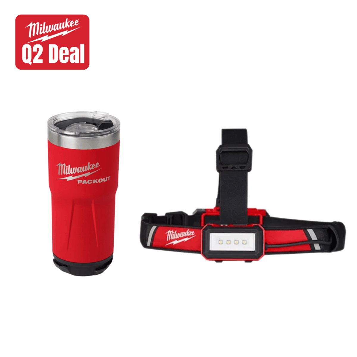 Milwaukee Tool 600 Lumen REDLITHIUM USB Low-Profile Headlamp