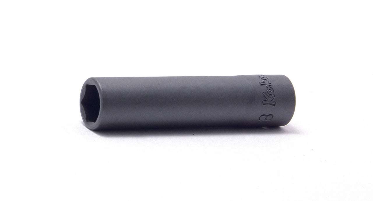 Ko-ken 22300M-8 1/4 Sq. Dr. Socket  8mm 6 point Length 50mm