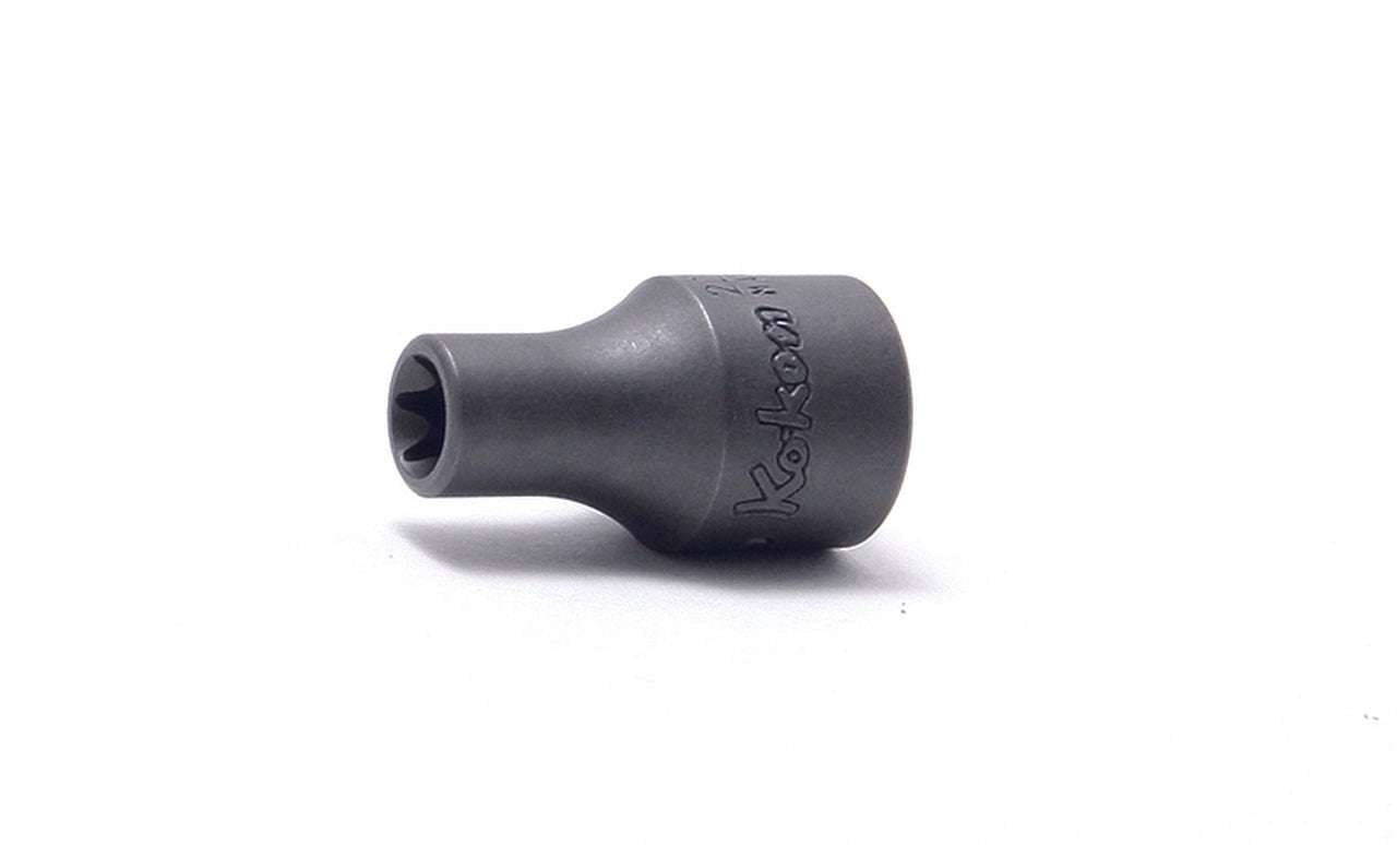 Ko-ken 22425-E8 1/4 Sq. Dr. TORXÂ® E8 Socket - Length 22mm