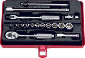 Ko-ken 2262M 1/4 Sq. Dr. 13 Piece Metric 6-Point Socket Set  4-12mm Main image