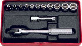 Ko-ken 2274A 1/4 Sq. Dr. Socket set   6 point   7 pieces