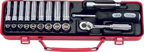 Ko-ken 2277 1/4 Sq. Dr. 21 Piece Metric 6-Point Socket Set  5.5-13mm Main image