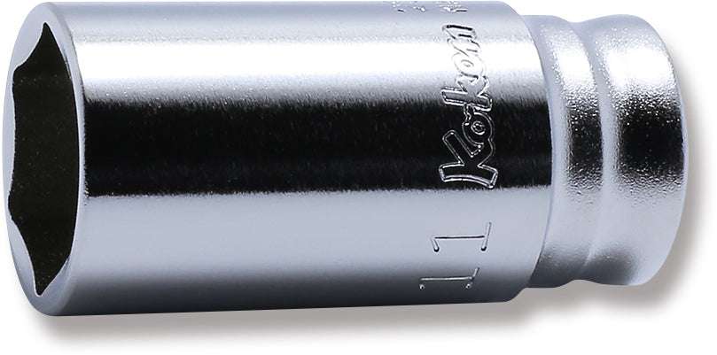 Ko-ken 2300XZ-12 1/4 Sq. Dr. Socket  12mm 6 point Length 30mm Z-series Main image