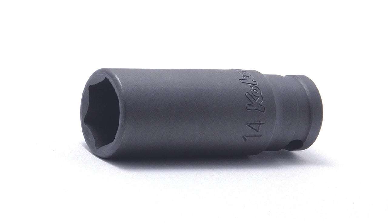Ko-ken 23300A-9/16 3/8 Sq. Dr. Socket  9/16 6 point Length 55mm