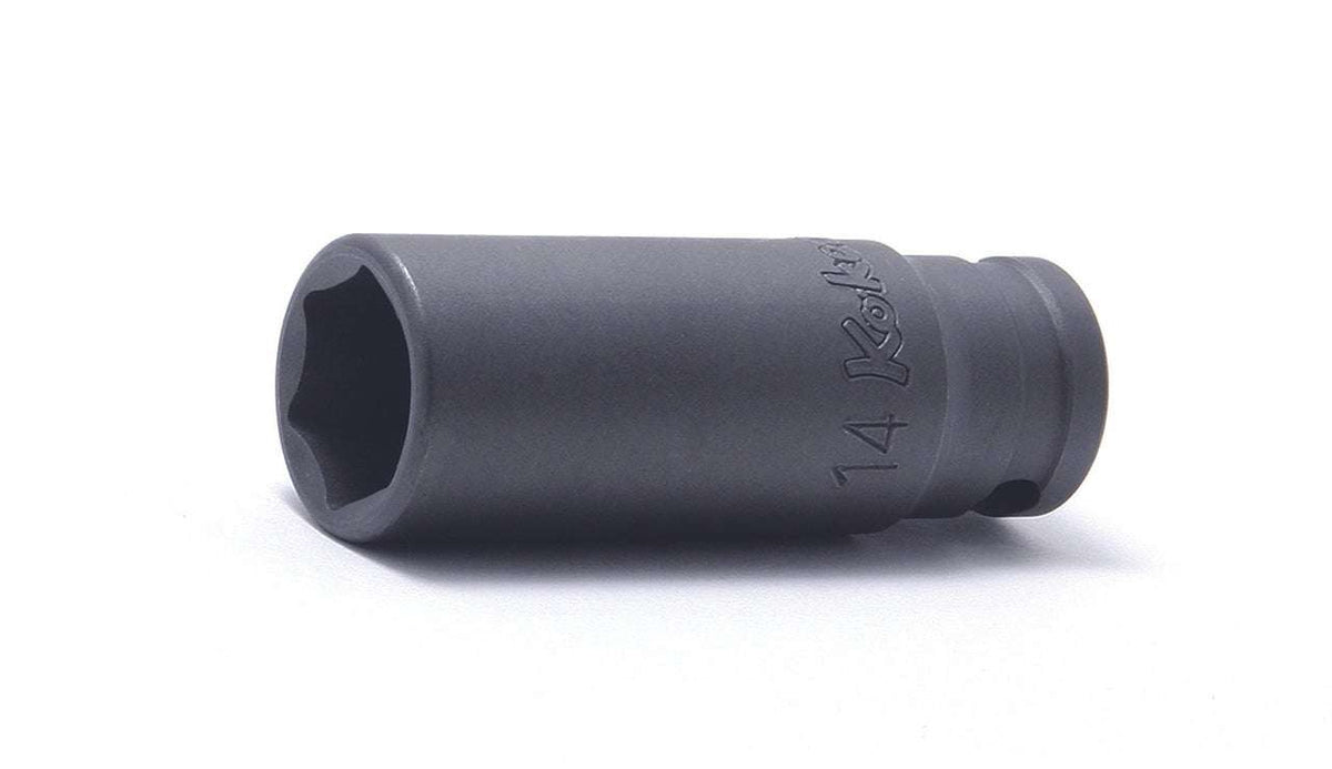 Ko-ken 23300M-12 3/8 Sq. Dr. Socket  12mm 6 point Length 55mm