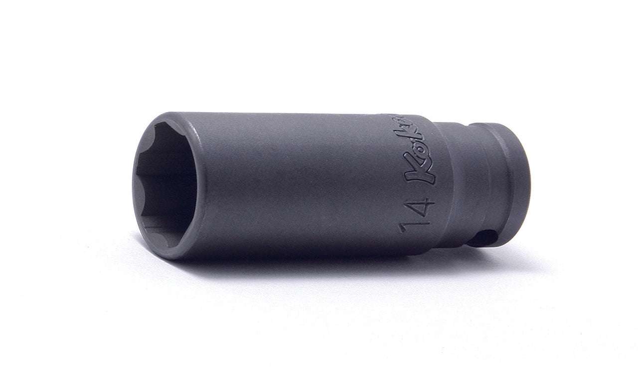 Ko-ken 23325-E10 3/8 Sq. Dr. Industrial Deep TORXÂ® E10 Socket - Length 55mm