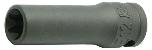 Ko-ken 23325-E16 3/8 Sq. Dr. Industrial Deep TORXÂ® E16 Socket - Length 55mm