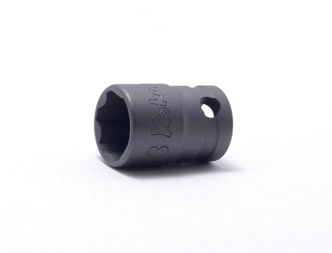 Ko-ken 23410M-12 3/8 Sq. Dr. Socket  12mm Surface Length 26mm