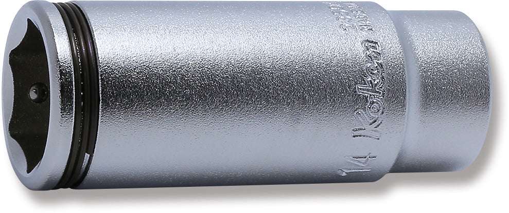 Ko-ken 2350M-5 1/4 Sq. Dr. Deep NUT GRIP® Socket 5mm