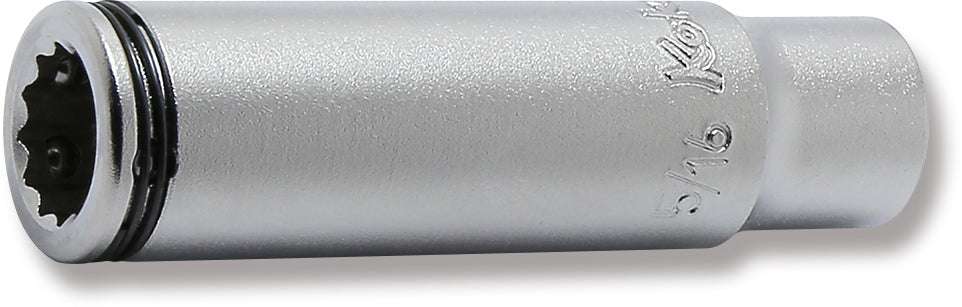 Ko-ken 2355A-5/16 1/4" Sq. Drive 12-Point SAE Deep Nut Grip Socket in 5/16