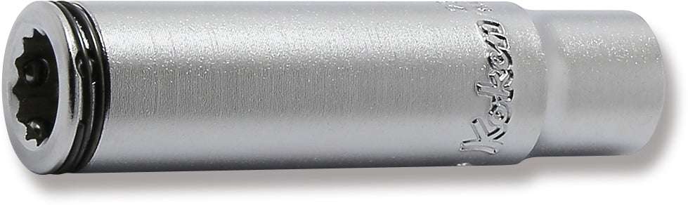 Ko-ken 2355A-9/32 1/4" Sq. Drive 12-Point SAE Deep Nut Grip Socket in 9/32