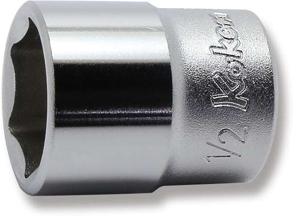 Ko-ken 2400A-1/4 1/4 Sq. Dr. Socket  1/4 6 point Length 22mm