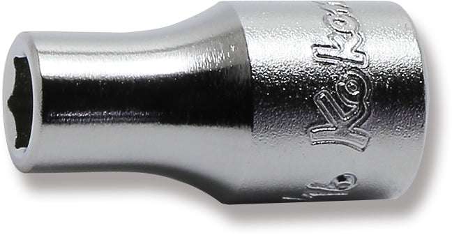 Ko-ken 2400A-3/8 1/4 Sq. Dr. Socket  3/8 6 point Length 22mm
