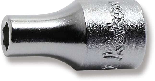 Ko-ken 2400A-7/16 1/4 Sq. Dr. Socket  7/16 6 point Length 22mm