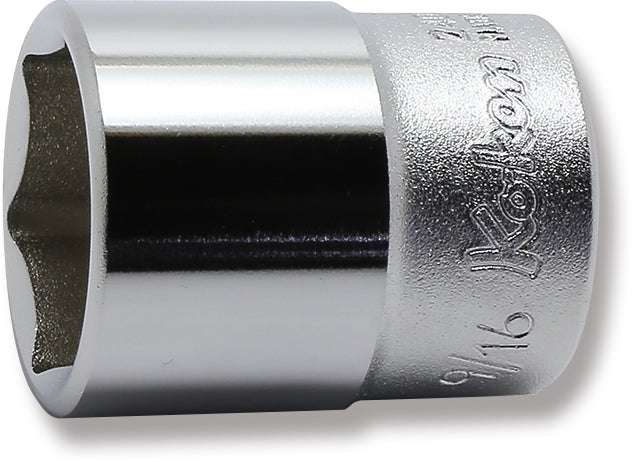 Ko-ken 2400A-9/32 1/4 Sq. Dr. Socket  9/32 6 point Length 22mm