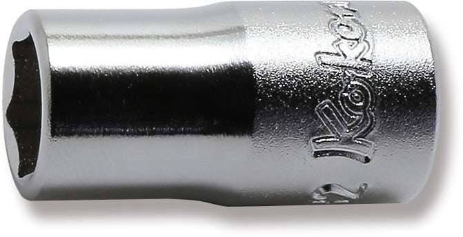 Ko-ken 2400M-10 1/4 Sq. Dr. Socket  10mm 6 point Length 22mm