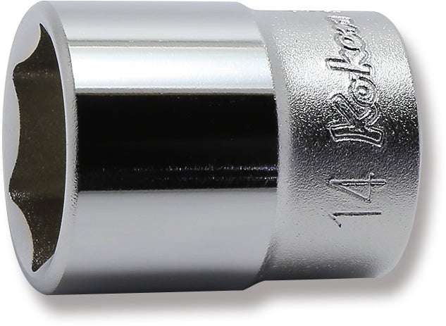 Ko-ken 2400M-3 1/4 Sq. Dr. Socket  3mm 6 point Length 22mm