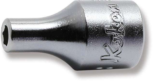 Ko-ken 2400M-3.5 1/4 Sq. Dr. Socket  3.5mm 6 point Length 22mm