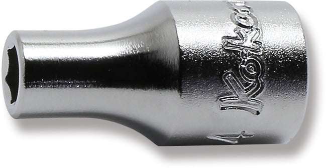 Ko-ken 2400M-4.5 1/4 Sq. Dr. Socket  4.5mm 6 point Length 22mm