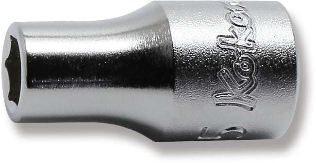 Ko-ken 2400M-5.5 1/4 Sq. Dr. Socket  5.5mm 6 point Length 22mm
