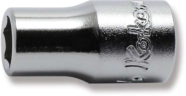 Ko-ken 2400M-7 1/4 Sq. Dr. Socket  7mm 6 point Length 22mm