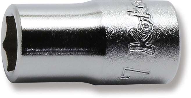 Ko-ken 2400M-8 1/4 Sq. Dr. Socket  8mm 6 point Length 22mm