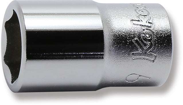 Ko-ken 2400MZ-10 1/4 Sq. Dr. Socket  10mm 6 point Length 15mm Z-series Main image