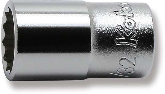 Ko-ken 2405A-3/16 1/4 Sq. Dr. Socket  3/16 12 point Length 22mm
